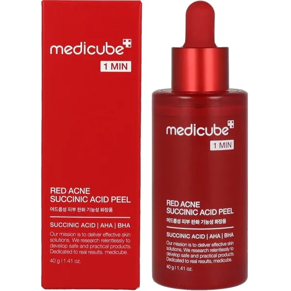 RED ACNE SUCCINIC ACID PEEL 40M MEDICUBE