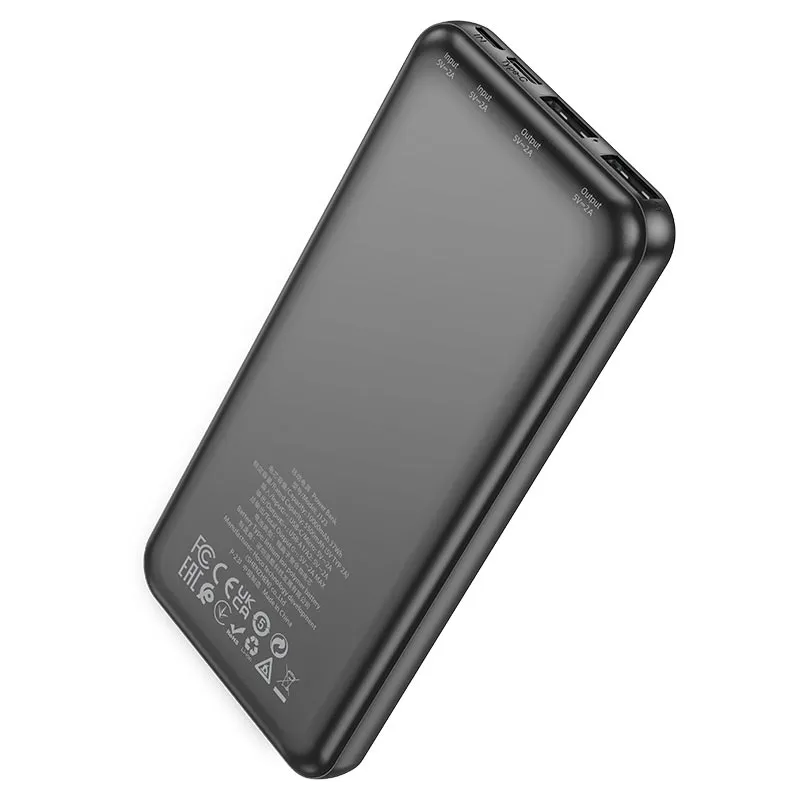 CARGADOR PORTATIL NEGRO 10K J123 HOCO
