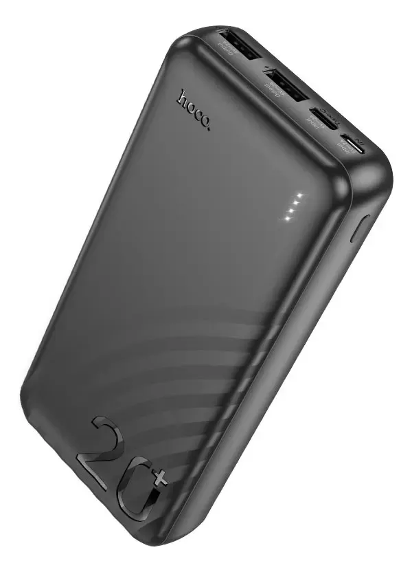 CARGADOR PORTATIL NEGRO 20K J123A HOCO