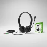 Vista 1 de M86 AURICLAR C/CABLE 3.5 NEGRO