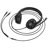 Vista 1 de W112 AURICULAR CON CABLE NEGRO