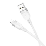 Vista 1 de X109 CABLE USB-A A IP BLANCO 2.4A L=1M