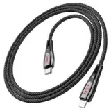 Vista 1 de U133 CABLE TIPO-C A IP NEGRO 27W