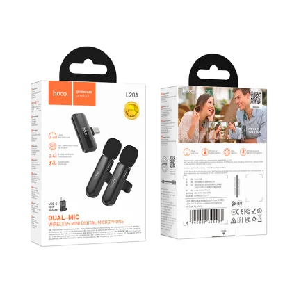 L20A FAIR MICROFONOS INALAM DUAL IP-TC NEGRO
