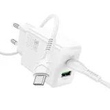 Vista 1 de N71 SOLO PUERTO PD30W+QC3.0 CHARGER(EU) BLANCO