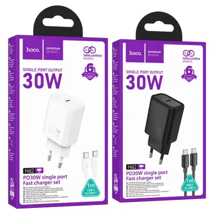 Fonte de Alimentação/Carregador Hoco N62 USB-C