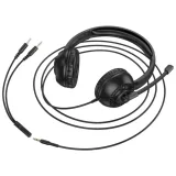 Vista 1 de W112 AURICULAR CON CABLE NEGRO