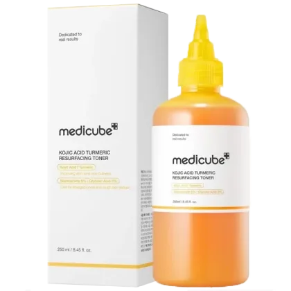 Tónico Facial Medicube Kojic Acid Turmeric Resurfacing Toner de 250 ml