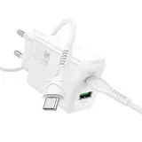 Vista 1 de N71 SOLO PUERTO PD30W+QC3. CHARGER(EU) BLANCO