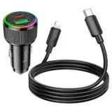 Vista 1 de NZ14A SET CARGADOR P/ AUTO+CABLE T-C A T