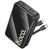 Vista 1 de CARGADOR PORTATIL+2CABLE NEGRO Q37 HOCO
