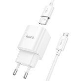 C145A CARGADO+CABLE MICRO BLANCO