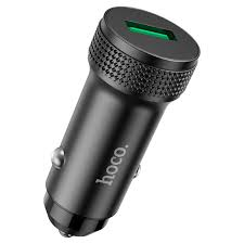 Z49A CARGADOR P/AUTO NEGRO