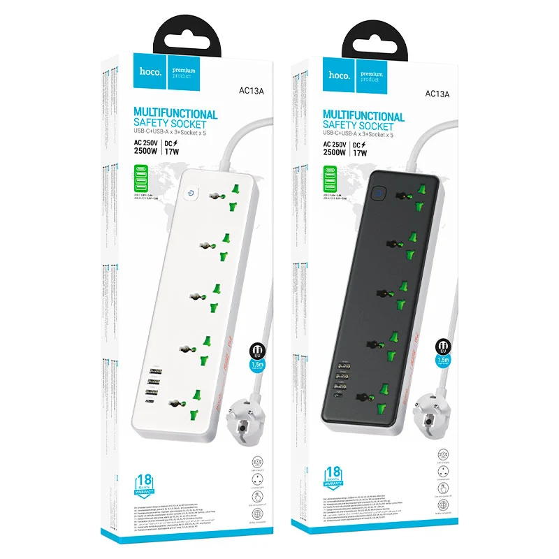 AC13A ADAPTADOR C/CABLE NEGRO
