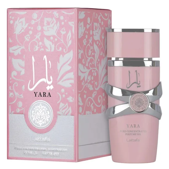 Perfume Oil Concentrado Lattafa Yara Rosa Feminino 20ML